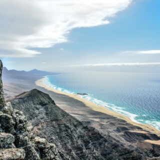 Vista Cofete Morro La Burra en Fuerteventura capturada por David Báez