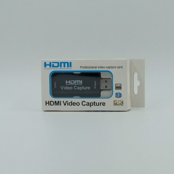 Capturadora de Video HDMI a USB 4K Alta Definición